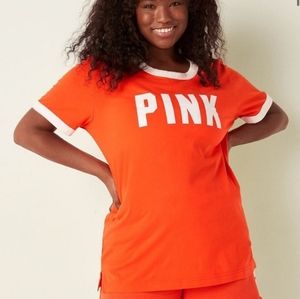 Victoria's Secret PINK ringer tee Oversized